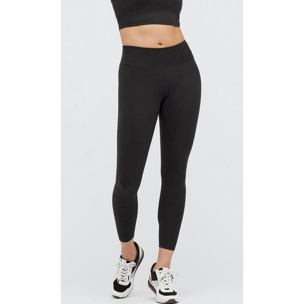 Uniqlo Women's AIRISM Black Stretch Leggings Dry Cool To The Touch Size Small
